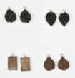 Lot: Druzy Quartz Pendants/Earrings - Pairs #84067-1